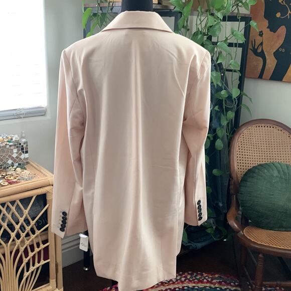 NWT Free People We The Free Peachy Beige Jay Blazer - Picture 4 of 8
